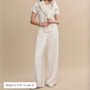 Jenni Kayne Ivory Demi Pants